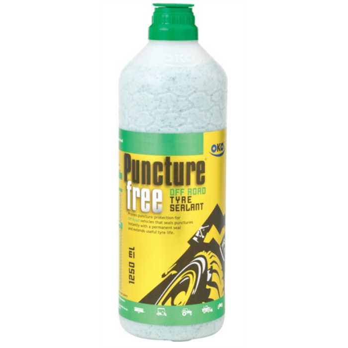 Anti-Crevaison GREENSTAR OKO VERT 1.25L - Pour Pneus Tubeless/Chambre à Air (Non Routier)